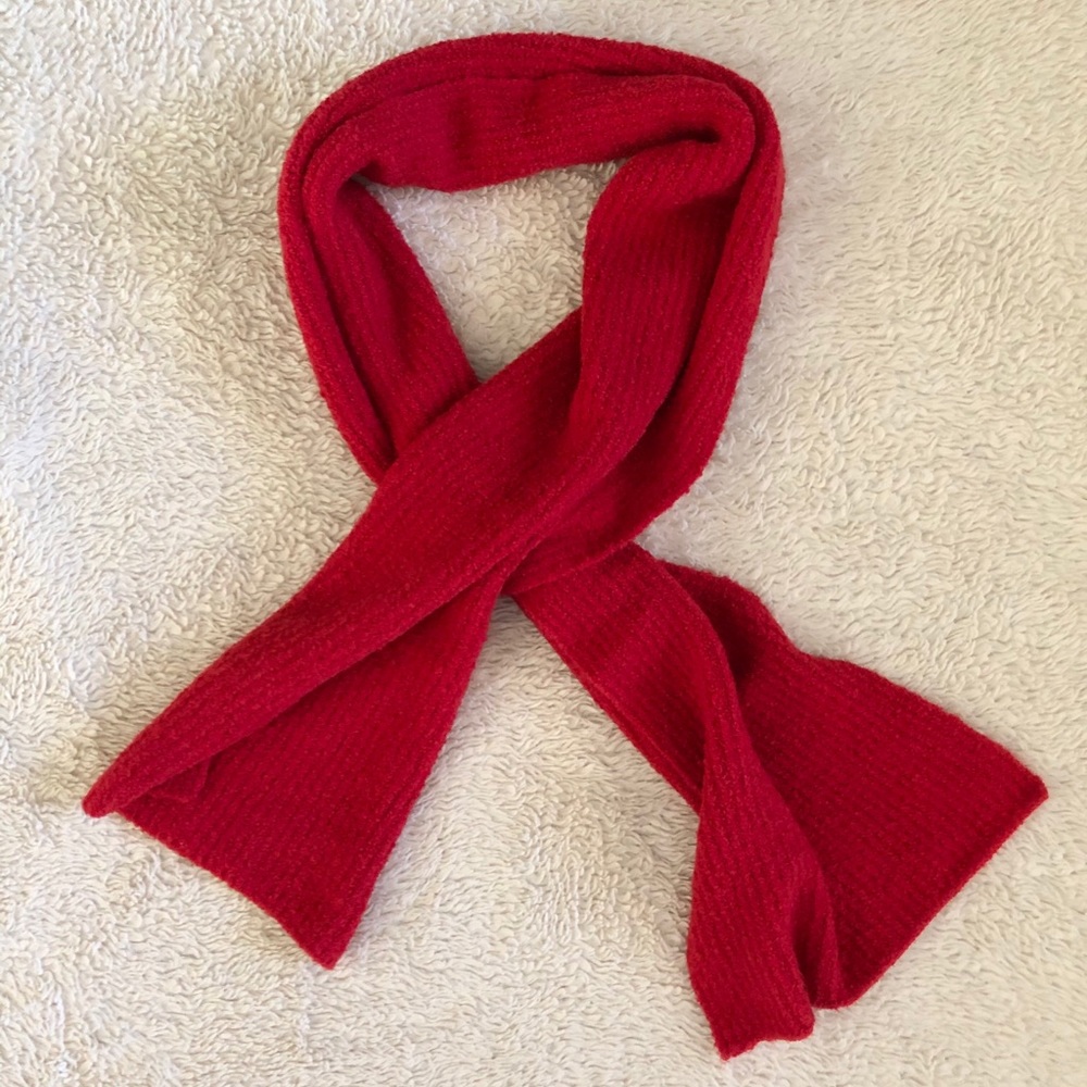 Red Abercrombie & Fitch Scarf